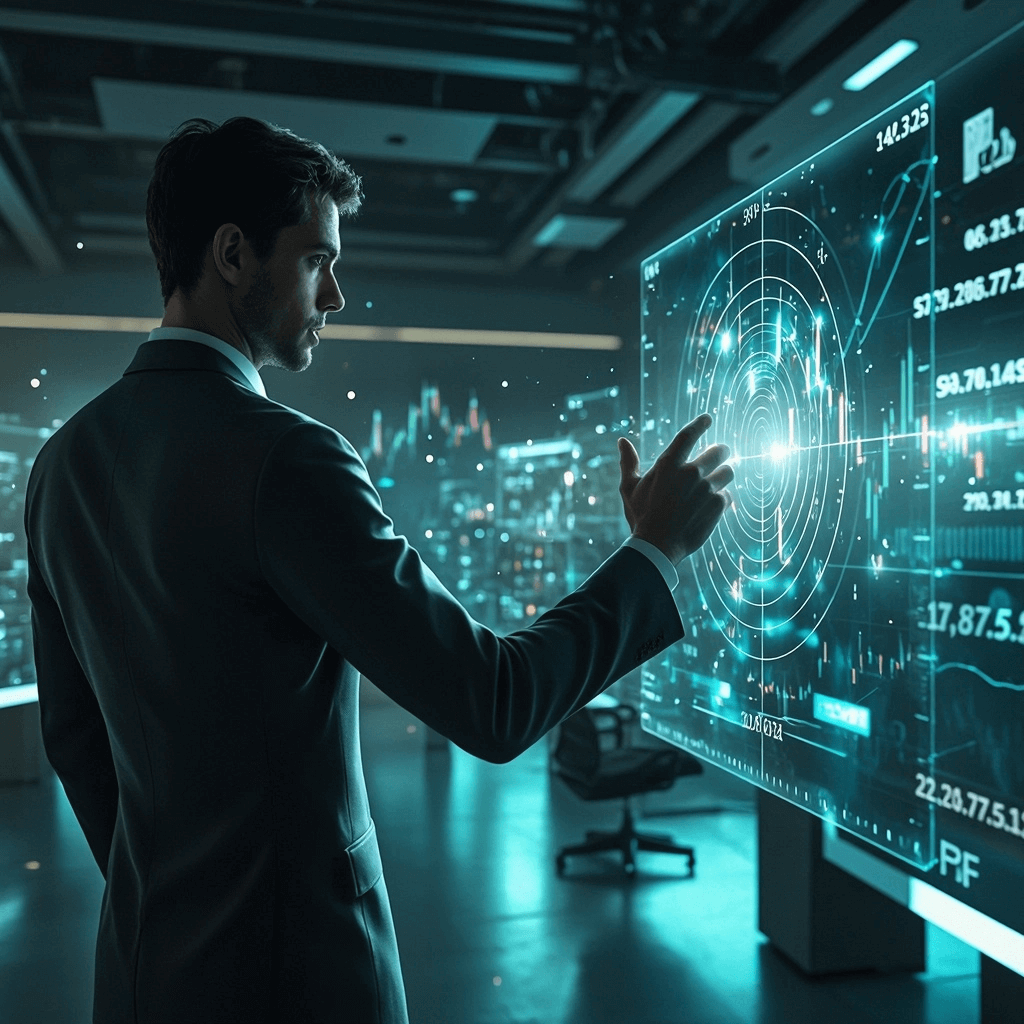 Crypto Trading Illustration